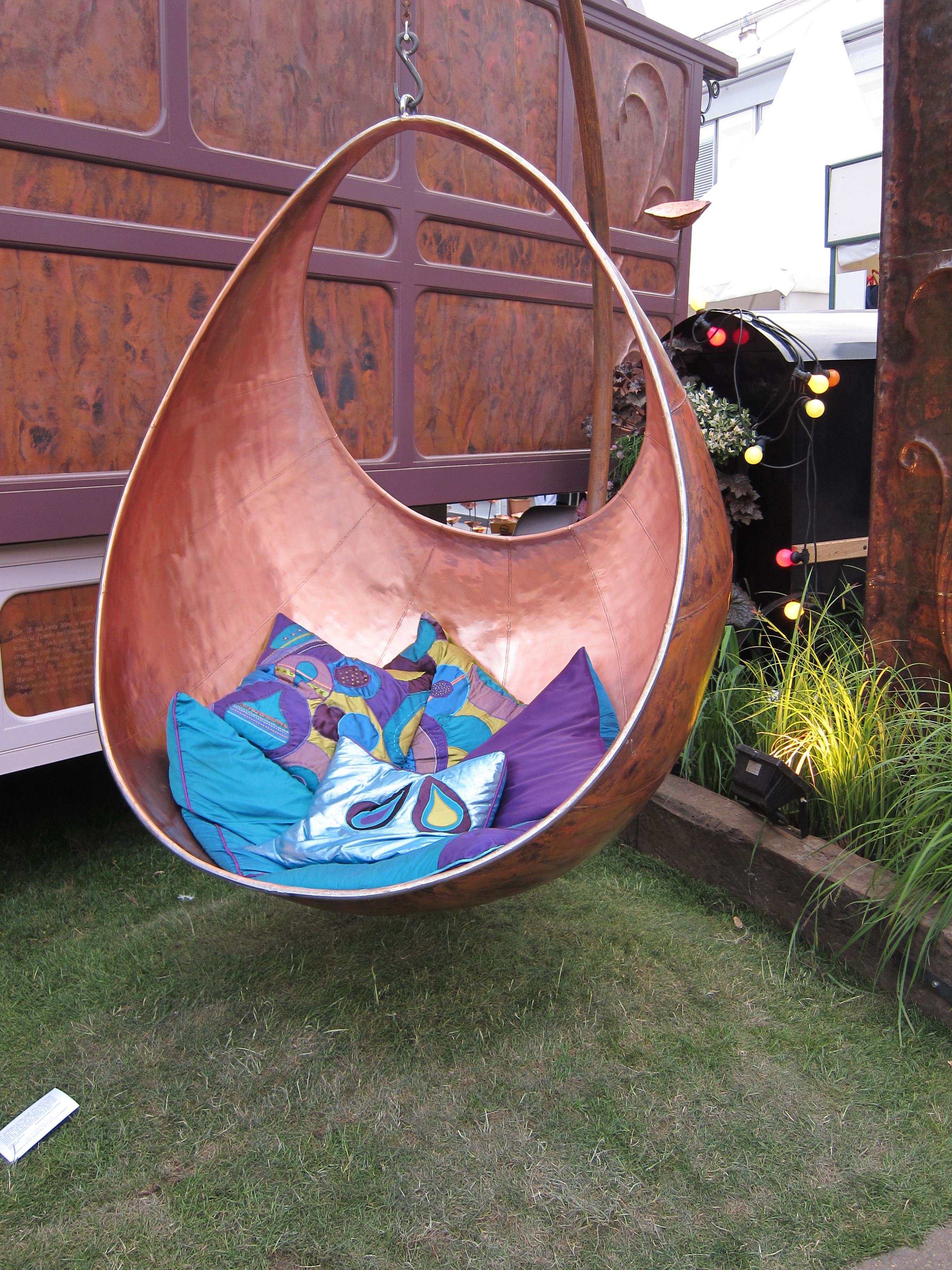 Garden art accessories, hanging chairs and living walls at RHS ...